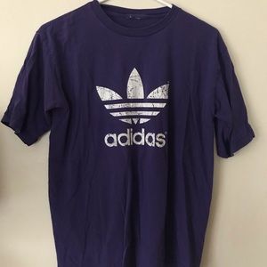 Vintage Adidas Tee Shirt in Purple